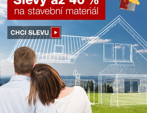 Slevy až 40% na stavební materiál