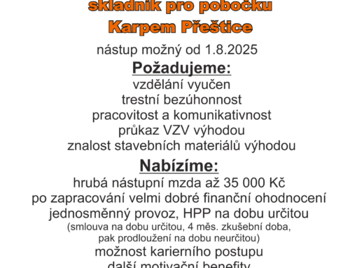 Skladník – Přeštice