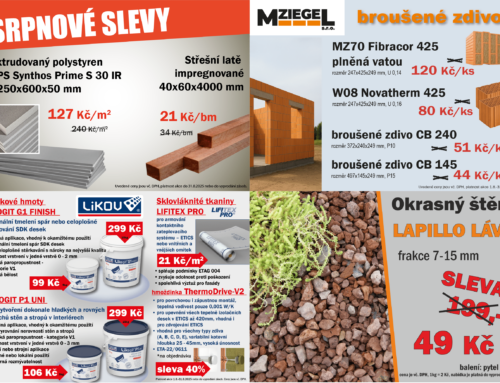 Měsíc slev 1.8.-31.8.2025