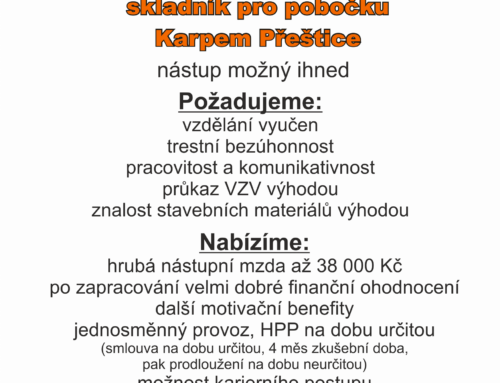 Skladník – Přeštice